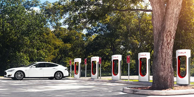 Tesla Charging Network