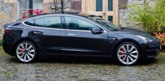 Enhance Your Tesla Model 3 with Caliper Covers Tesla Model 3 with caliper covers