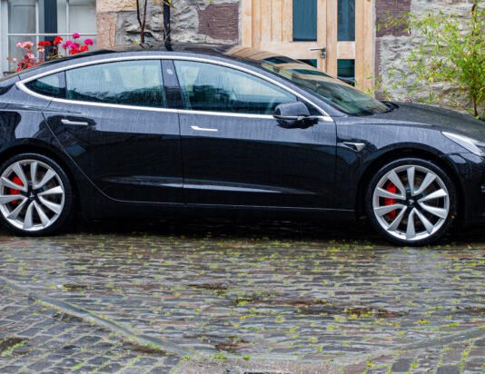 Enhance Your Tesla Model 3 with Caliper Covers Tesla Model 3 with caliper covers