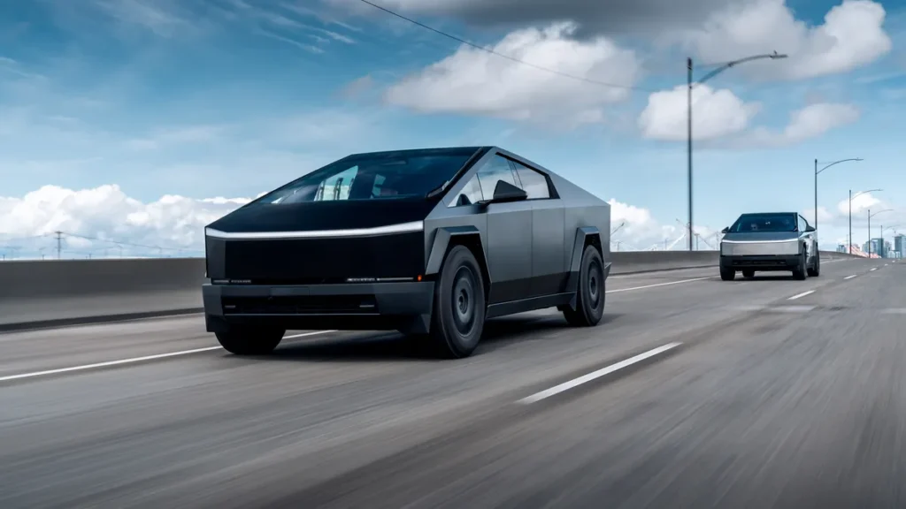 Tesla's Cybertruck and Model S Plaid